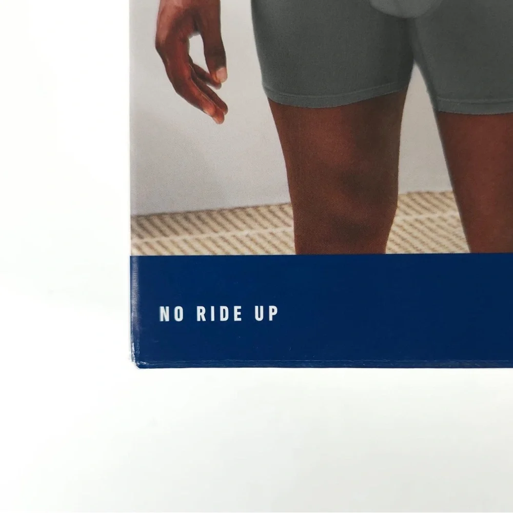 NWB POLO RALPH LAUREN Men's 5-Pack Black/Blue/Gray Microfiber Boxer Briefs SMALL
